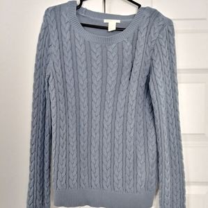 Long sleeve knit sweater